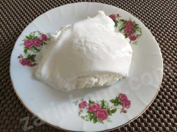 طرز تهیه خامه سنتی زرین بانو