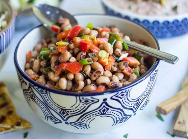 روش درست کردن سالاد لوبیا چشم بلبلی