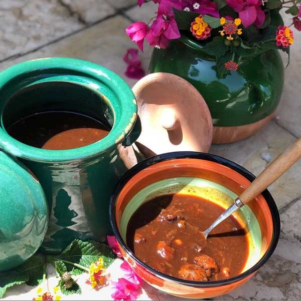 طرز تهیه آش گل نسترن