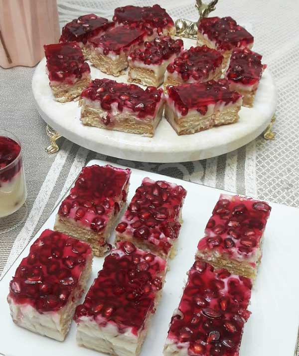 طرز تهیه اسلایل انار