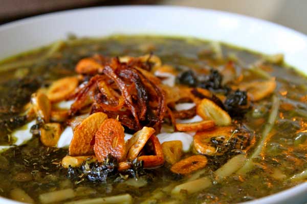 طرز تهیه اوماج آش تبریز
