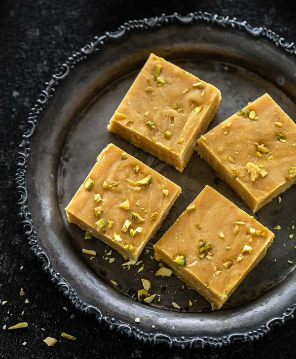 طرز تهیه بورفی هندی