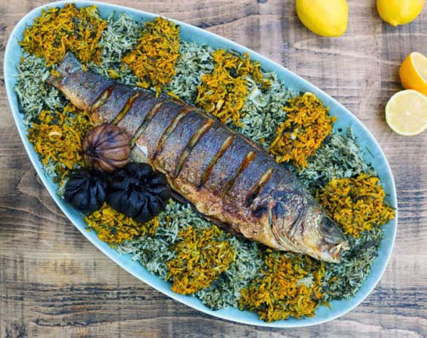 روش درست کردن ماهی سبزی پلو