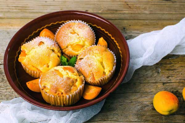 طرز تهیه مافین زردآلو