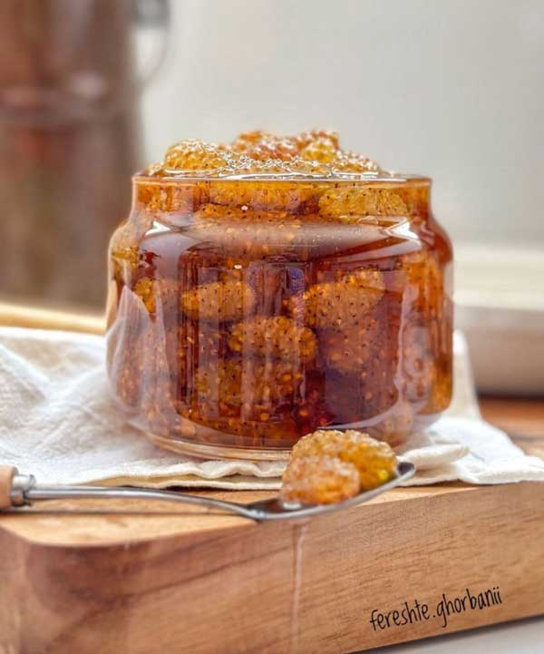 طرز تهیه مربای توت