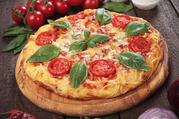طرز تهیه پیتزا ماکارونی