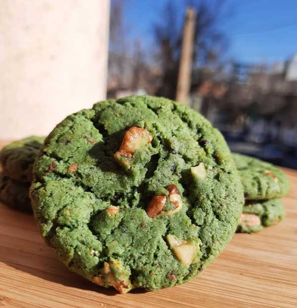 طرز تهیه کوکی ماچا