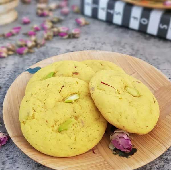 طرز تهیه کوکی زعفرانی مجلسی
